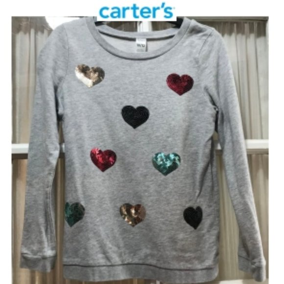 Carter's Other - Carter's Kid gray long-sleeve top; girls' size 10/12.